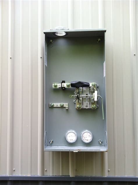 mounting meter box to metal building|mounting metal building to meter base.